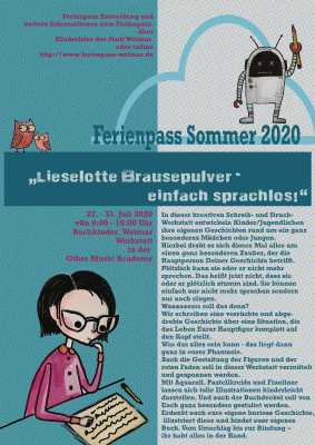 Aushang Ferienpass